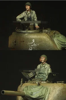 1/35 Żywica Figurka Model Zestawy WW2 Amerykańscy Żołnierze W Częściach неокрашенный