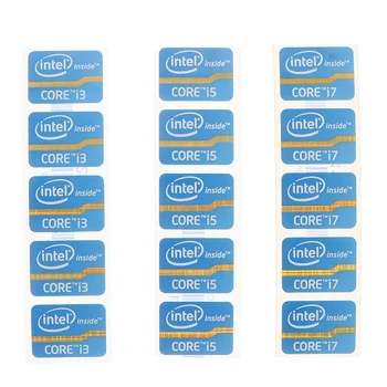 1/5 szt. Naklejka z napisem Ultrabook Performance Naklejka z logo laptop Intel Core I3 / I5 / I7 czwartej generacji