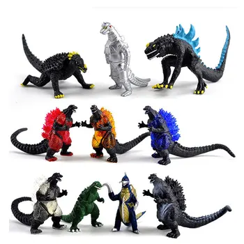 10 szt./kpl. Godzilla figurki ультрачеловека lalki PVC figurka zabawki kolekcja model Гомора Altman dinozaur prezent
