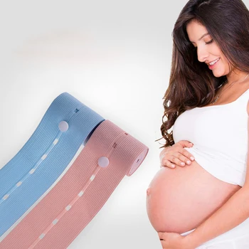 130 cm Pas do Monitorowania Płodu Ergonomiczny Monitor rytmu serca Płodu Bandaż Dla kobiet w Ciąży kolor różowy błękitny baby #WO