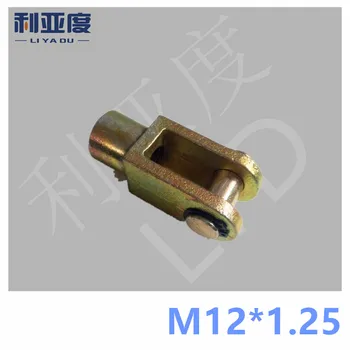 2 szt./lot M12*1.25 SC akcesoria w kształcie litery Y łącznik z pneumatycznym składnikiem cylinder w kształcie litery Y osiowe