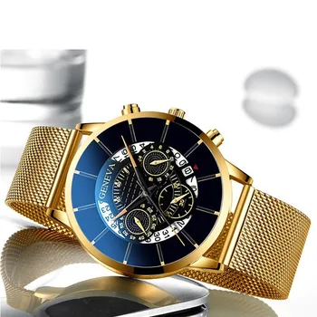 2021 Mężczyzna Zegarka Mody Fajne Unikalne Cyfrowe Literowe Wielowarstwowe Zegarek Z Tarczą Męskie Zegarek Kwarcowy Netto Zegarek Z Paskiem Dojrzałe Biznesowych Relogio Masculino