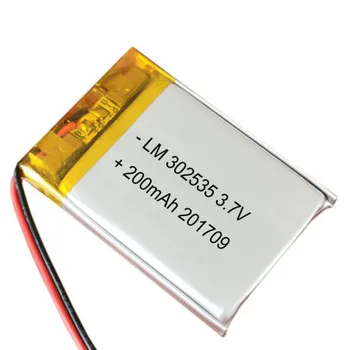 20szt 3.7 200 mah 352035 akumulator Litowo-Jonowy polimerowy akumulator 2.0 mm Złącze JST