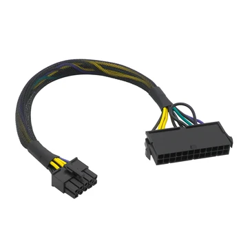 24-pin do 10-stykowego głównego zasilacza ATX PSU Kabel z oplotem dla IBM dla KOMPUTERÓW i serwerów Lenovo 12 cali (30 cm)