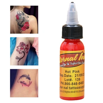 30 ml/10 ml Kolorowe Farby Do tatuażu, Barwnik, Profesjonalny Tatuaż 
