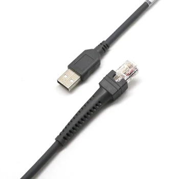 3X Skaner Kabel do transmisji danych LS2208 AP LS4208 DS9208 Skaner kodów kreskowych, Port USB Kabel do transmisji danych