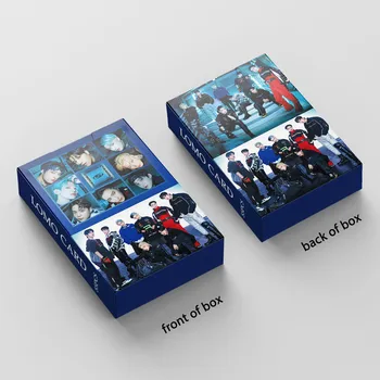 55 szt./kpl. Kartki Kpop ATEEZ Group Lomo, Nowy Album zdjęć, Fotografie, Plakaty dla fanów, Kolekcjonerskie Pocztówki K-pop Ateez