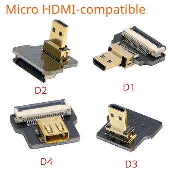 A1 ultra-cienki, płaski fpv HDMI-kabel elastyczny mini hdmi-micro hdmi taśmowy przewód 30 cm krótki fpc ffc