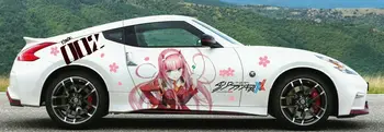 DARLING in the FRANXX ZERO TWO Anime Naklejka na drzwi samochodu Winylowa naklejka nadaje się do każdego samochodu