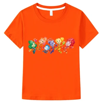 Dla dzieci letnie t-shirty dla chłopców i dziewcząt, Bluzki z postaciami z kreskówek 