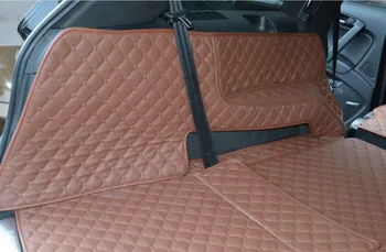Dobra jakość! Specjalne dywaniki samochodowe do bagażnika Audi Q7 7 miejsc-2006 wodoodporne dywaniki do bagażnika cargo wykładziny, dywany dla Q7 2012