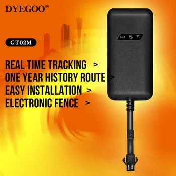 DYEGOO GT02M Gwarantowane 4-Pasmowy Samochód Motocykl GPS Tracker Ogrodzenia Alarm Google Link Android IOS Aplikacja