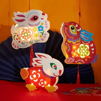 Edukacyjna Zabawka Współdziałanie rodziców i dzieci DIY Lampa Ozdoba do Połowy Jesieni Festiwalu do Połowy Jesieni Festiwalu Spring Festival
