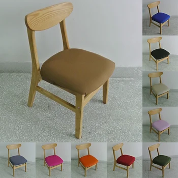 Elastyczne Zdejmowane do prania Etui Do Ochrony Krzesła w Jadalni / Home Decor Pokrowiec Na Siedzenia W Jadalni Z Wzmacniającego Klamrą