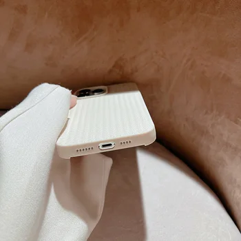 Etui Do telefonu z tkaniny w kolorze khaki Dla iPhone 14 Pro Max 13 11 12 Mini XS XR 7 8 Plus SE 2020 Противоударная Estetyczne okładki w stylu koreańskim