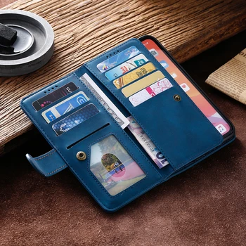 Etui portfel z 9 Karty Do Motorola Moto G9 Plus Pokrowiec z Kieszenią Na Karty, Flip-Folio na Zamek, z Paskiem na Nadgarstek, Karnawałowa Etui Na Moto G9 Plus Pokrowiec