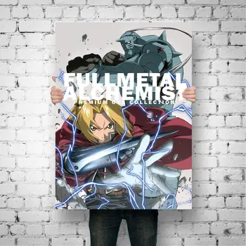 Fullmetal Alchemist Japońskiego Anime Plakat Uchwyt Sztuka Płótnie Plakaty Ozdoba Artystyczny Plakat Prezent Nowoczesna Rodzinna sypialnia Malarstwo