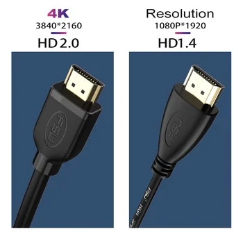 HDMI-Kabel 4K 60Hz Rozdzielacza Skrzynka przyłączowa HDMI-Kabel 2.0 1.4 Video Cabo dla PS3 HDTV Projektor 5 10 20 M