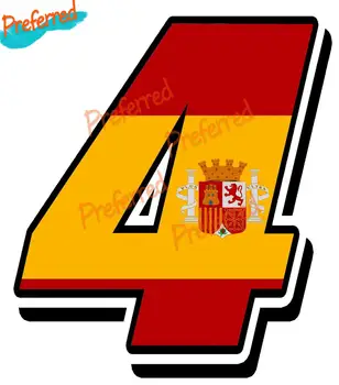 Hiszpania Wyścigi Pokoju, Hiszpański Flaga Samochodowa Naklejka Naklejki do wszystkich aut Wyścigowych Laptop Kask Bagażnik Surfing Camper Okno