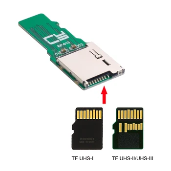 Jimier TF Micro SD Męski Przedłużacz do TF-mapie Żeński Adapter Przedłużacz PCBA SD/SDHC/SDXC UHS-III UHS-3 UHS-2