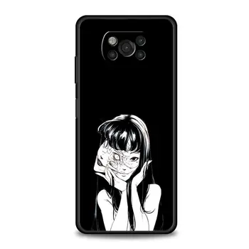 Junji Ito Terror, Horror Tomie Etui Do Telefonu Xiaomi Poco X3 NFC M3 F3 F4 M4 X4 Mi Note 12T 12 Pro 10 11 Lite 10T 5G 11T 9T Etui