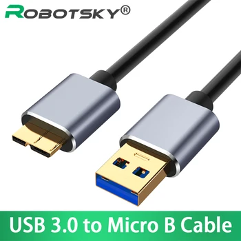 Kabel USB 3.0 Szybkość USB Typu A Micro B Kabel Synchronizacji danych Kod do Zewnętrznego dysku twardego HDD Samsung S5 note 3