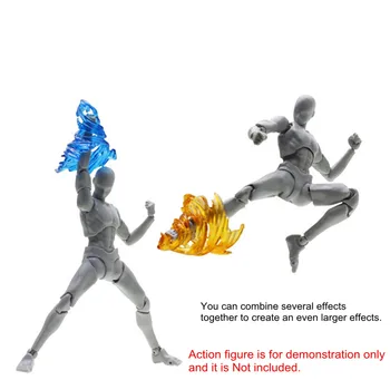 Kolorowy Śruba Klucz Efekt Figurka Wiatr Cios Płomień dla Kamen Rider Figma MIKROFALOWYCH Model Efekty specjalne Części zamienne
