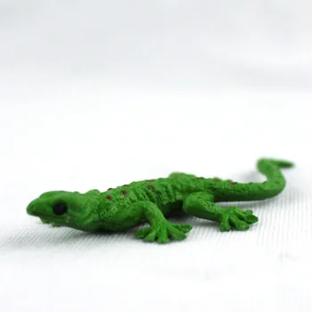 Modelowanie Jaszczurka Gad Model Zwierzęcia Kameleon Zielony Iguana Wspaniały Ogród Bonsai Miniatury Wystrój Figurki Figurki Zabawki