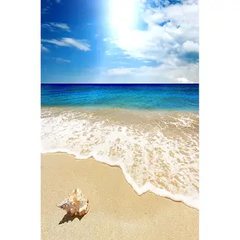 Morska Plaża Słońce Umywalka Zdjęcia w Tle Winylu Tkaniny Tło dla Dzieci dla Dzieci Portret Dekoracje Фотофон Rekwizyty do Zdjęć