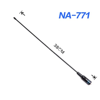 Na-771 Sma-F Двухдиапазонная antena radiowa O Wysokim Współczynniku wzmocnienia Dla Radia Baofeng Uv-5R Kenwood Antena Wysokiej Jakości