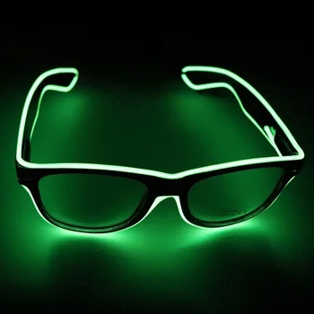 Neonowe Okulary Świecące Okulary Led Prezenty Dla Imprez Muzyka Nocna Atmosfera Akcesoria Oświetlenie Świecące Okulary Wystrój Na Przyjęcia Led Punkty