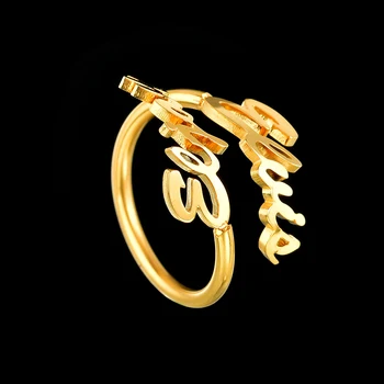 Nextvance Niestandardowe Pierścienie Ze Stali Nierdzewnej Dwa Imiennych Pierścień Spersonalizowane Dla Kobiet Para Regulowany Pierścień Jubileuszowy Biżuteria Prezent