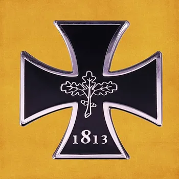 Niemiecka Wojskowa Medal z czasów i wojny światowej ŻELAZNY KRZYŻ 1813 roku do Armii Formy Prusy broszka ikona