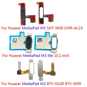 Nowy Elastyczny Przewód Czujnika Do Huawei MediaPad M3 Lite 10,1 M5 10,8 cali Przycisk Home Menu Odcisków Palców Klawisz Powrotu Flex
