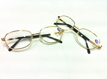 Okulary do czytania Leesbril Damskie [! dwie pary!] ze stopu z pełną oprawce, soczewki do okularów z dużą ilością soczewek dla mężczyzn i kobiet do czytania +4.5 +5.0 +5.5 +6.0