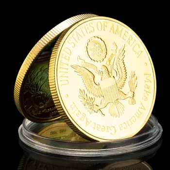 Prezydent Stanów Zjednoczonych Abraham Lincoln Pamiątek Srebrzona Moneta Wyzwanie Monety Kolekcjonerski Prezent Prezydent Pamiątkowa Moneta