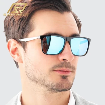 SIMPRECT Spolaryzowane Okulary Dla Mężczyzn 2022 UV400, Wysokiej jakości Luksusowe Markowe Markowe Modne Retro Vintage Kwadratowe Okulary