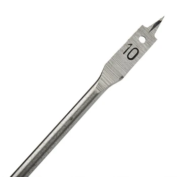 UCHEER 6 szt./kpl. płaskie wiertła 3-punktowy drzewny nóż z sześciokątnym uchwytem do obróbki drewna narzędzia 10-25 mm