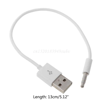 USB 3,5 mm Kabel do Ładowania i Synchronizacji danych Adapter dla Apple iPod Shuffle 2nd