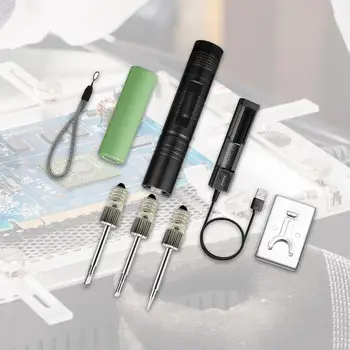 USB Elektryczny Lutownica Zestawy Bezprzewodowe Ładowanie Spawania Narzędzie 18650 Mini Narzędzia Spawalnicze Zasilanych bateryjnie