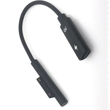 USB Type-C PD 15 DO Ładowarki Adapter Konwerter Kabel do Ładowania do Microsoft Surface Pro 7/6/5/4/3/GO/BOOK Laptop 1/2