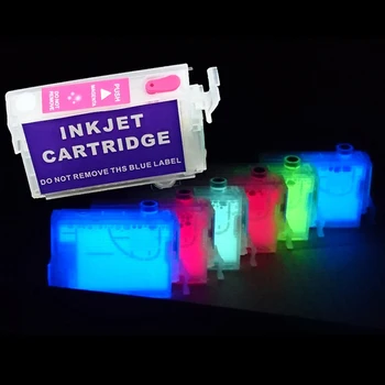 UV-tusze do drukarek atramentowych są Dostępne 4 kolory atramentu UV z tajną wiadomość, niewidoczne przy zwykłej lampie i widoczne w ultrafiolecie czarnym świetle
