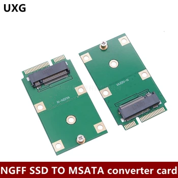 Zaawansowane 2018 Komputerowy Adapter Mini PCI-E 2 Lane M. 2 NGFF 30 mm 42 mm SSD DO 52pin MSATA Karta Prezenty