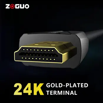 ZOGUO HDMI Kabel Hdmi 2,0 4 Do 60 Hz 5 M 8 M 10 M 12 m 20 m 25 m 30 m Męski Naar Hdmi Męski Voor PS3/4 Projektor TV Skrzynia Laptop Monitor kabel